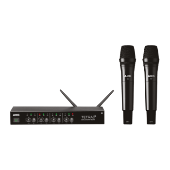 AKG DMS Tetrad Digital Wireless Vocal Set P5 Professional Digital Four Channel Wireless System