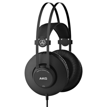 AKG K52 Over Ear Closed Back Lightweight Professional Quality Studio Headphones