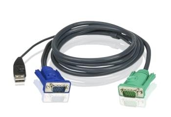 Aten 2L-5205U 5M USB KVM Cable With 3 in 1 SPHD