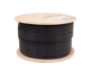 Avalon Cat 6 SFTP -23 AWG Solid PE Outdoor Cable 305m - Black