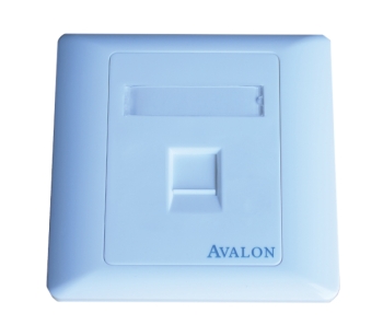 Avalon Single Port RJ45 Face Plate