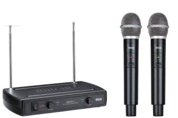 Ahuja AWM495V2 Dual Channel VHF Wireless Microphone System