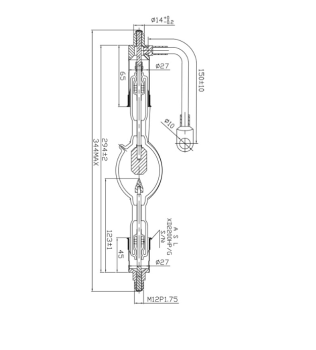 Barco DP2K-12C / Replacement Lamp XD2200HP/G