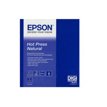 Epson Fine Art Paper Signature Worthy Hot Press Natural A2 Sheet Media