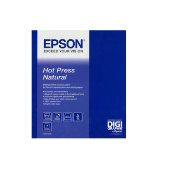 Epson Fine Art Paper Signature Worthy Hot Press Natural 17" Roll Media