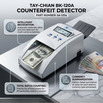 Tay-Chian BK-120A Counterfeit Detector