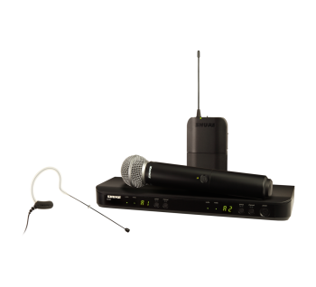  Shure Wireless System with SM58 Handheld and MX153 Headset 