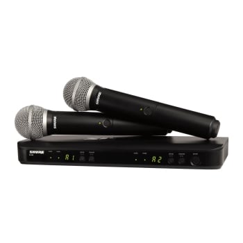 Shure BLX288 Wireless Dual Vocal System Handheld Microphone