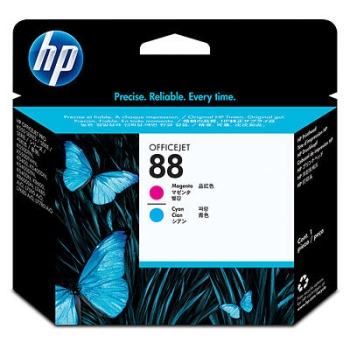 HP 88 Magenta and Cyan Printhead C9382A