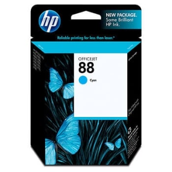 HP 88 Cyan Officejet Ink Cartridge C9386AN