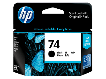 HP 74 Black Original Ink Cartridge CB335WA