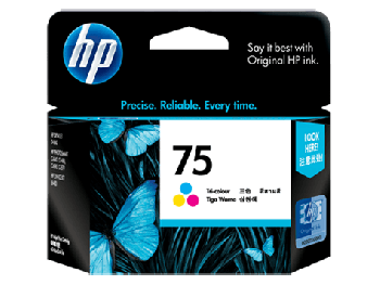 HP 75 Tri-color Original Ink Cartridge CB337WA