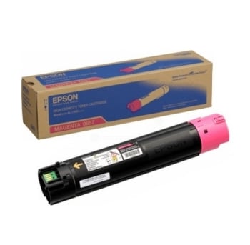 Epson C13S050657 High Capacity Magenta Toner Cartridge- 13,700 pages