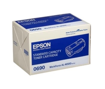 Epson C13S050690 Standard Capacity Black Toner Cartridge- 2,700 pages