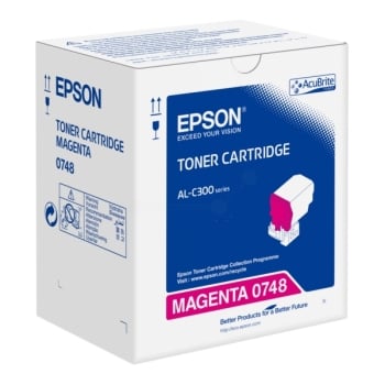 Epson C13S050748 Magenta Toner Cartridge- 8,800 pages