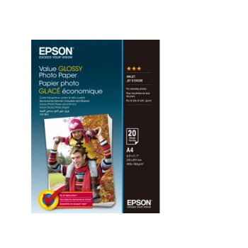 Epson Value Glossy Photo Paper A4 20 sheet