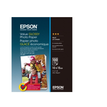 Epson Value Glossy Photo Paper 10x15cm 100 sheet