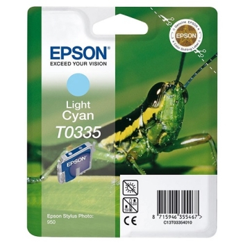 Epson T0335 Light Cyan Ink Cartridge - Retail Pack (untagged) 