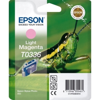 Epson T0336 Light Magenta Ink Cartridge - Retail Pack (untagged)