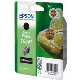 Epson T0341 Black Ink Cartridge - Retail Pack (untagged) 