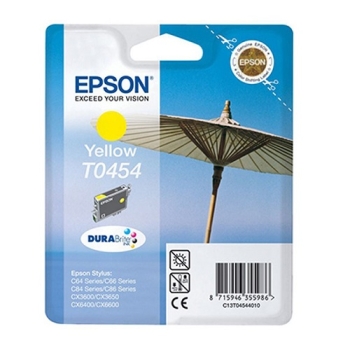Epson T0454 Yellow Ink Cartridge (Standard) - Retail Pack (untagged)