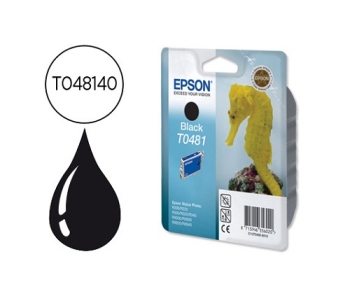 Epson T0481 Black Ink Cartridge - Retail Pack (untagged) 