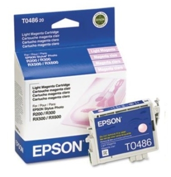 Epson T0486 Light Magenta Cartridge - Retail Pack (untagged)
