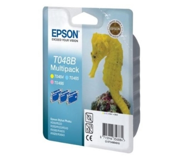Epson T048 Multipack (LC, LM, Y) - Retail Pack (untagged)