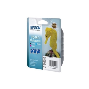 Epson T048 Multipack (C, M, Bk) - Retail Pack (untagged)