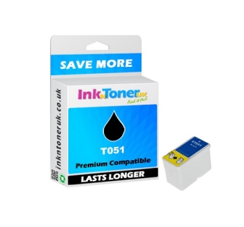 Epson T051 Black Ink Cartridge - Retail Pack (untagged) 