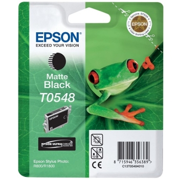 Epson Singlepack Matte Black T0548 Ultra Chrome Hi-Gloss