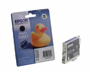 Epson T0551 Black Ink Cartridge - Retail Pack (untagged)