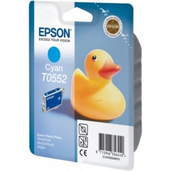 Epson T0552 Cyan Cartridge - Retail Pack (untagged)