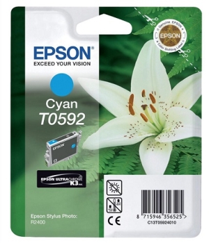 Epson Singlepack Cyan T0592 Ultra Chrome K3
