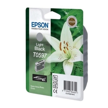 Epson Singlepack Light Black T0597 UltraChrome K3