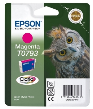 Epson Singlepack Magenta T0793 Claria Photographic Ink