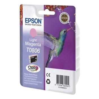 Epson Singlepack Light Magenta T0806 Claria Photographic Ink