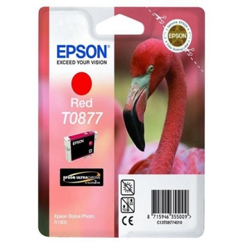 Epson Singlepack Red T0877 Ultra Gloss High-Gloss 2