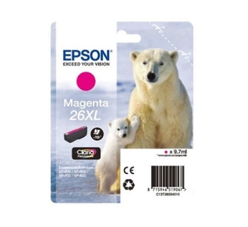 Epson Singlepack Magenta 26XL Claria Premium Ink