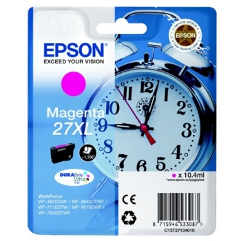Epson Singlepack Magenta 27XL DURABrite Ultra Ink