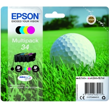 Epson Multipack 4-colours 34 DURABrite Ultra Ink