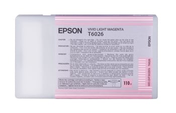 Epson T6026 Light Magenta Ink Cartridge- Single Pack