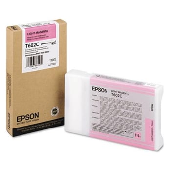 Epson T602C Light Magenta Ink Cartridge- Single Pack