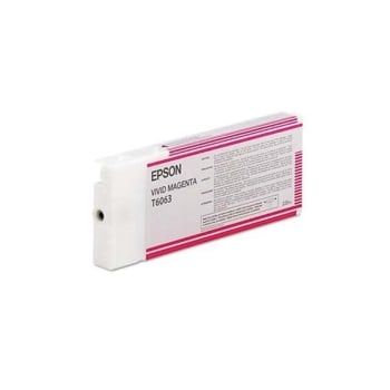 Epson T6063 220ml Vivid Magenta Ink Cartridge- Singlepack