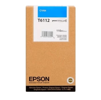 Epson T6112 Cyan Ink Cartridge- Singlepack