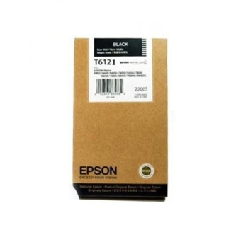 Epson T6121 220 ml Photo Black Ink Cartridge- Singlepack