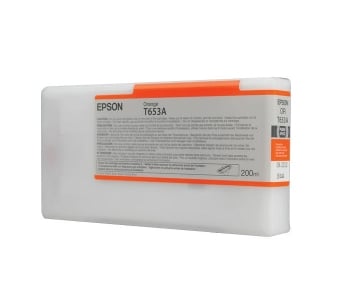 Epson T653A 200ml Orange Ink Cartridge