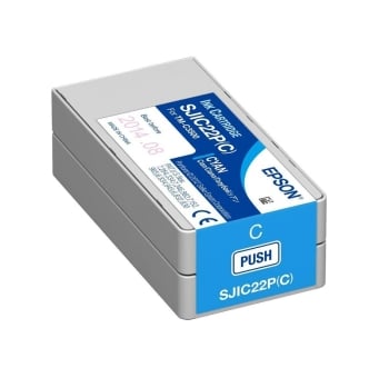 Epson C33S020602 SJIC22P(C) Cyan Ink Cartridge