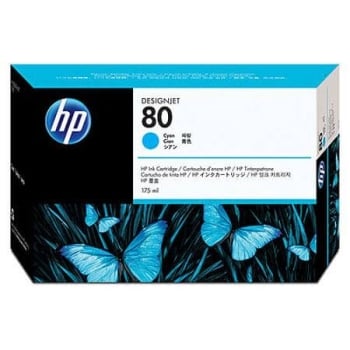 HP 80 Cyan Original Ink Cartridge C4846A