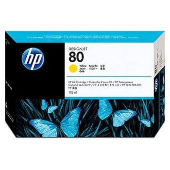 HP 80 Yellow Original Ink Cartridge C4873A